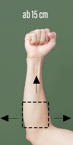 Tattoos ab 15 cm